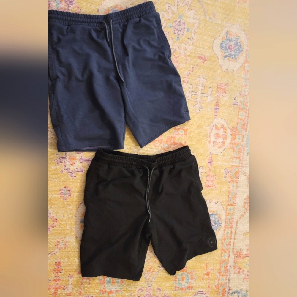 O'NEILL OUTRIDER FLEECE SHORTS - MEDIUM / SLATE AND BLACK (2 pairs)